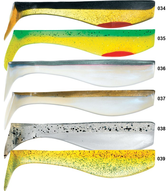 BELLY SHAD 80mm (8 Buc/Pac)-037 BROWN BACK SAKURA
