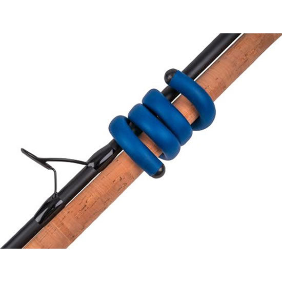Benzi Fixare Lansete ZEBCO Trophy Rod Wraps, Blue, 43cm, 2buc/pac