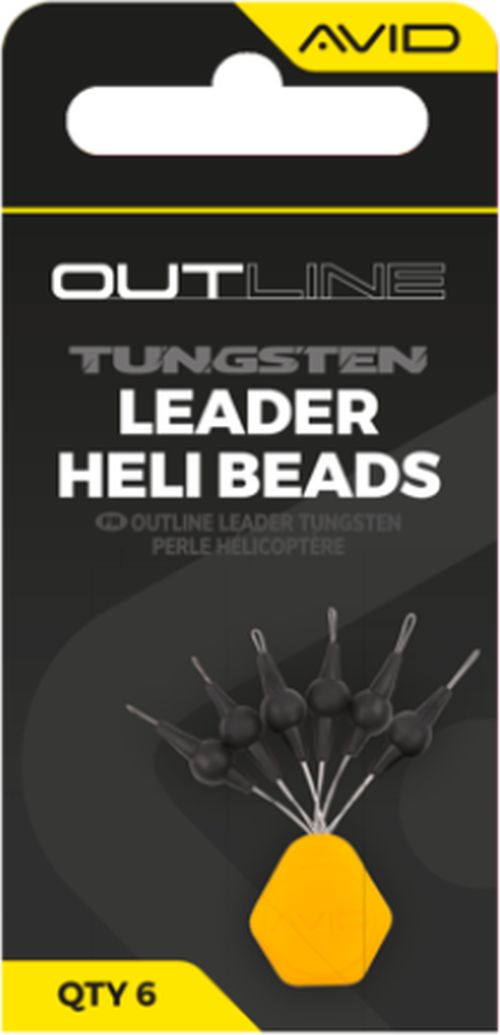 Bile AVID Outline Tungsten Leader Heli Beads, 6buc/pac