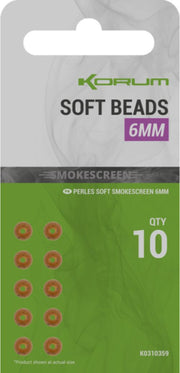 Bile Cauciuc KORUM Smokescreen Soft Beads, 6mm, 10buc/pac