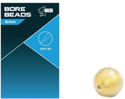 Bile Cauciuc NASH Soft Taper Bore Bead, 6mm, 20buc/pac
