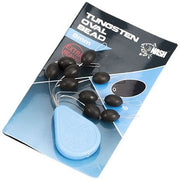 Bile NASH Tungsten Oval Bead Black 10buc/pac