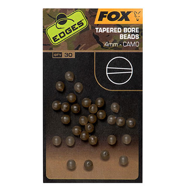 Bilute Cauciuc Fox Tapered Bore Beads Camo 30buc/pac
