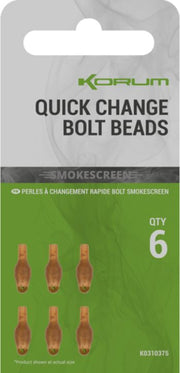 Bilute KORUM Smokescreen Quick Change Bolt Beads, 6buc/pac