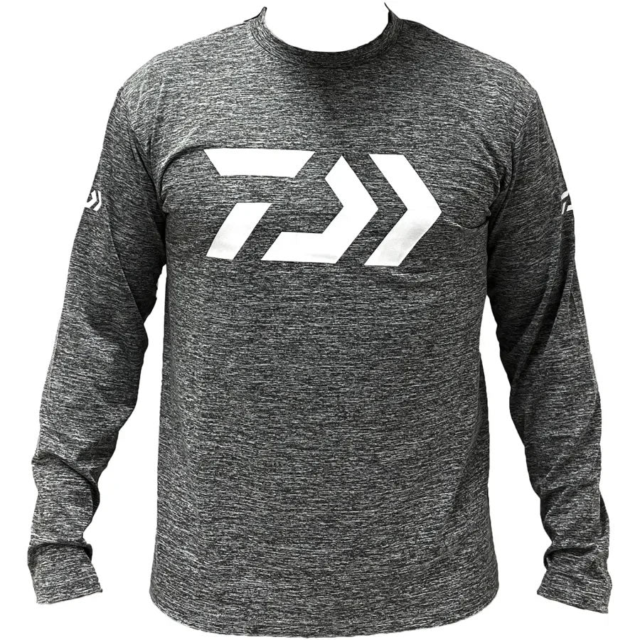 Bluza DAIWA D Old Shirt Long Sleeve 30, Dark Gray