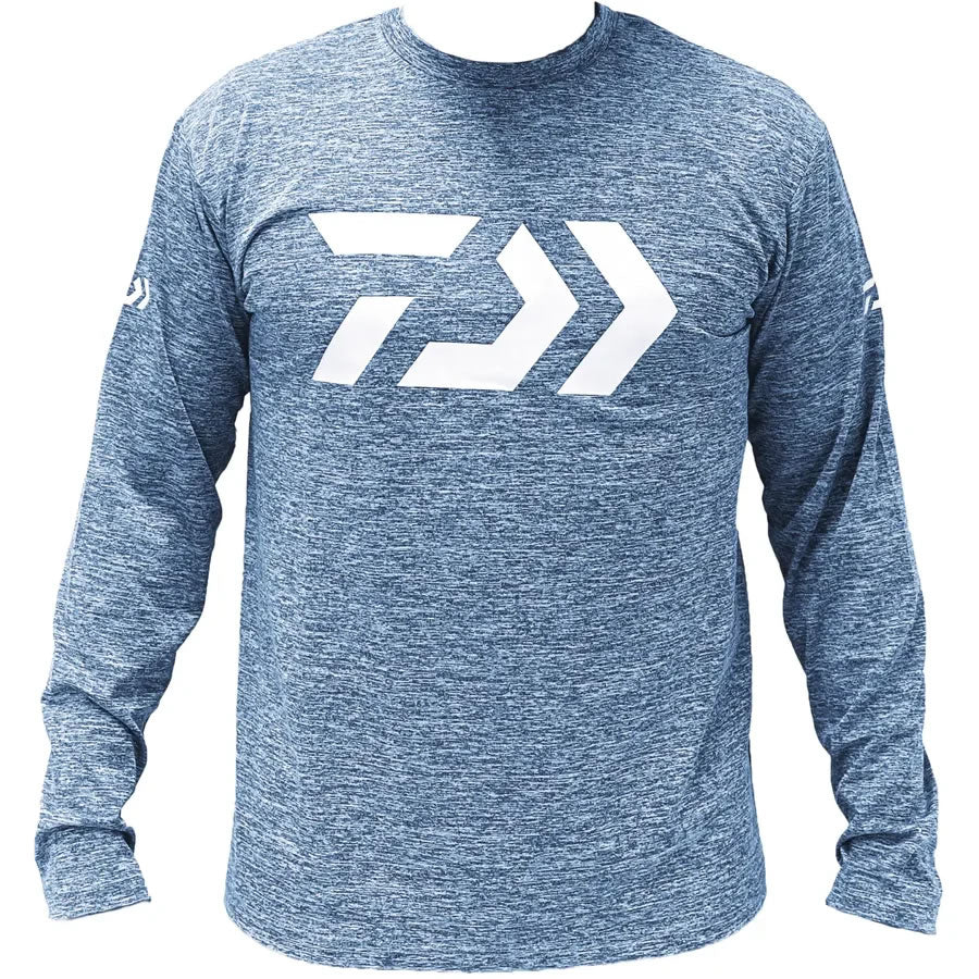 Bluza DAIWA D Old Shirt Long Sleeve 30, Light Blue