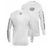 Bluza Flying Fisherman Logo Performance White Long Sleeve Tee