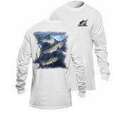 Bluza Flying Fisherman Marlin White Long Sleeve Tee