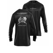 Bluza Flying Fisherman Passport Performance Black Long Sleeve