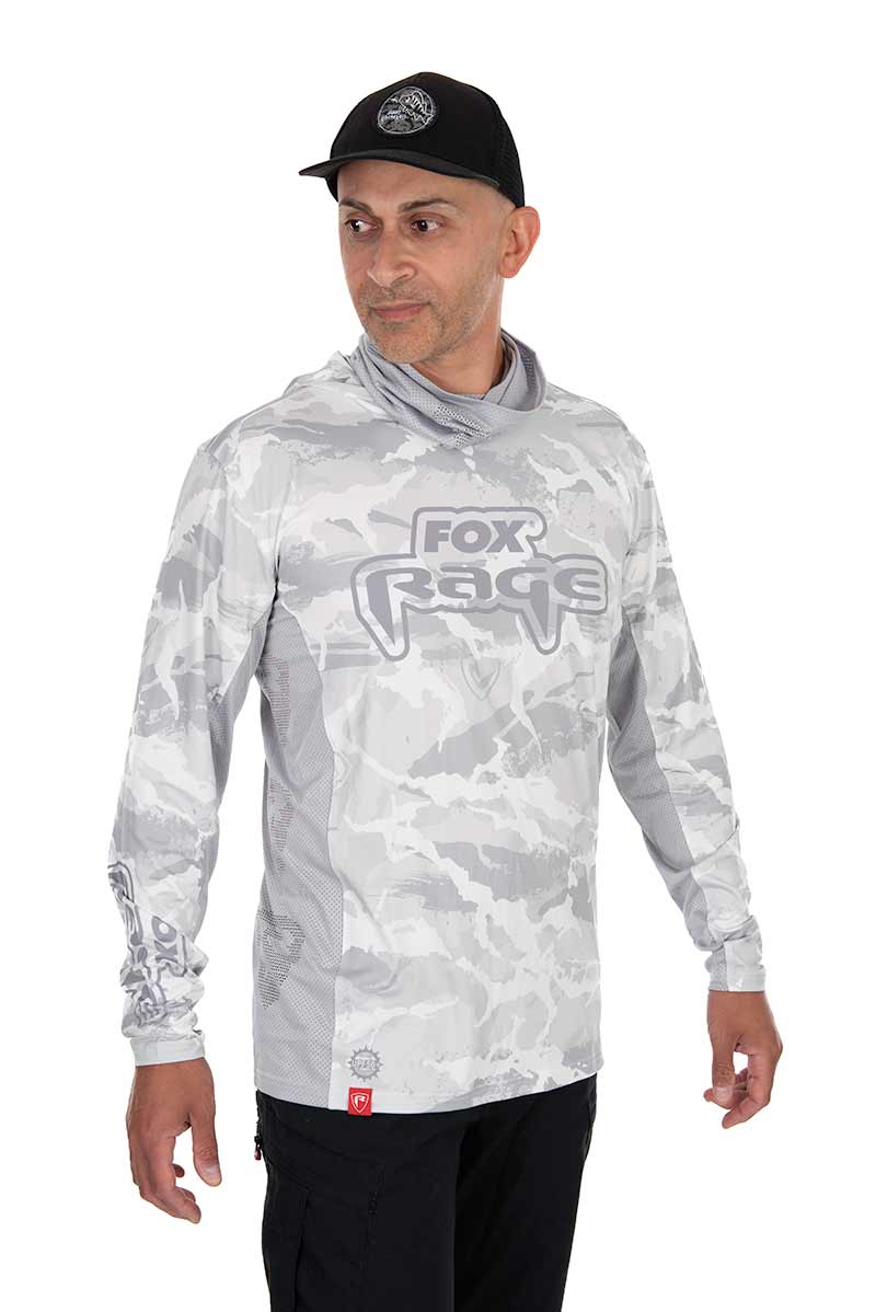 Bluza Fox Rage UV Hooded Light Cam Top