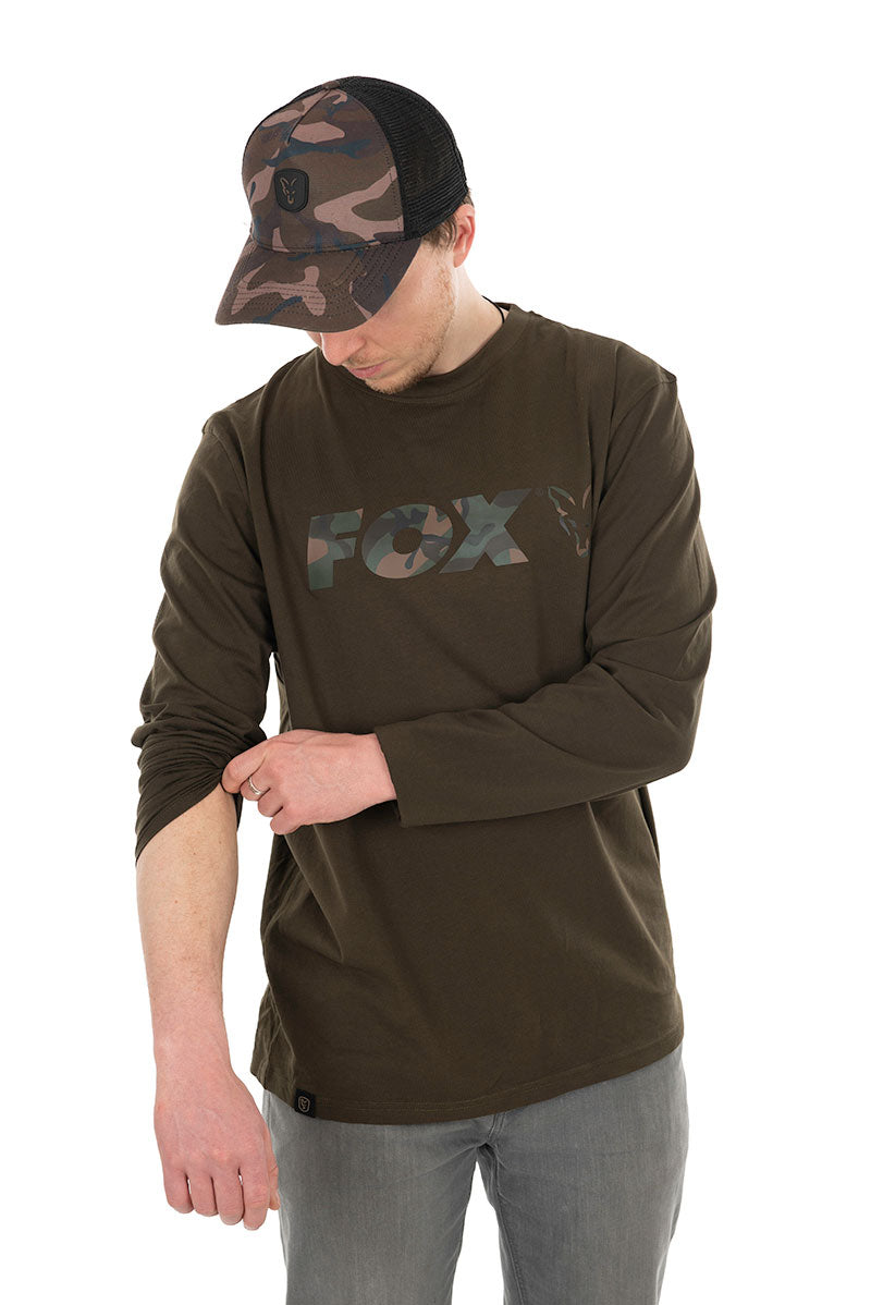 Bluza Fox Raglan Long Sleeve Khaki Camo