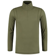 Bluza KORDA Kool Quick Dry Long Sleeve Zip Neck, Olive