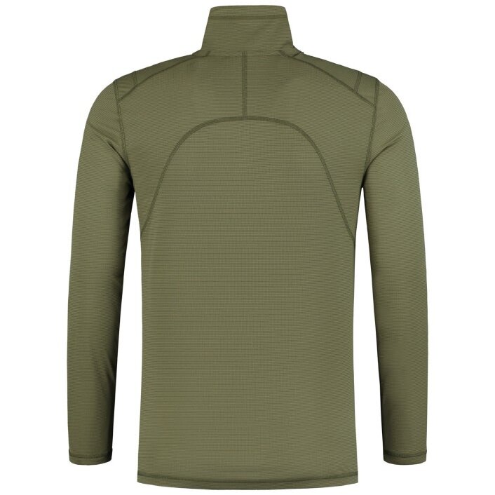 Bluza KORDA Kool Quick Dry Long Sleeve Zip Neck, Olive