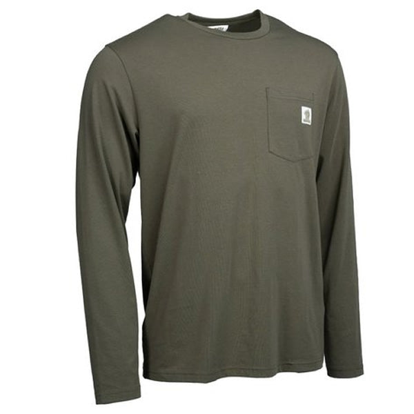 Bluza NASH Make It Happen Carp Logo Long Sleeve T Shirt Green