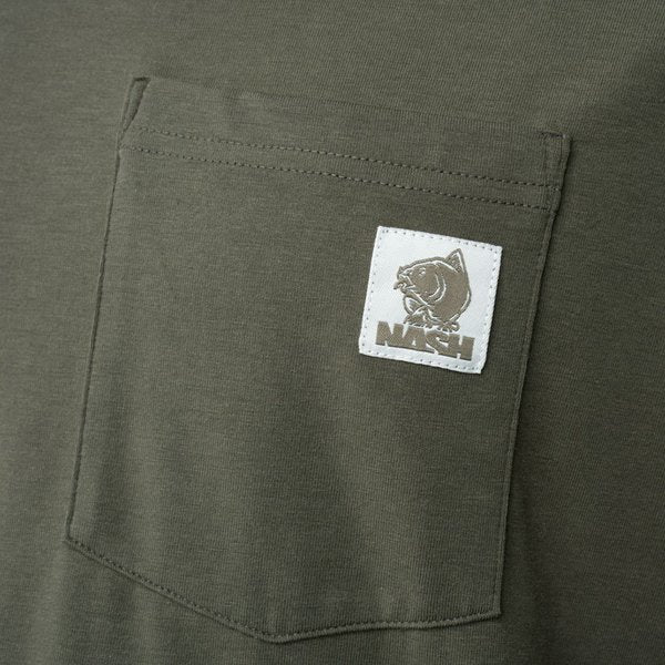 Bluza NASH Make It Happen Carp Logo Long Sleeve T Shirt Green