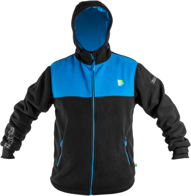 Bluza Preston Windproof Fleece Jacket, Black &amp; Blue