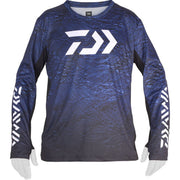 Bluza UV Daiwa D-Vec LS Navy, Marime XL