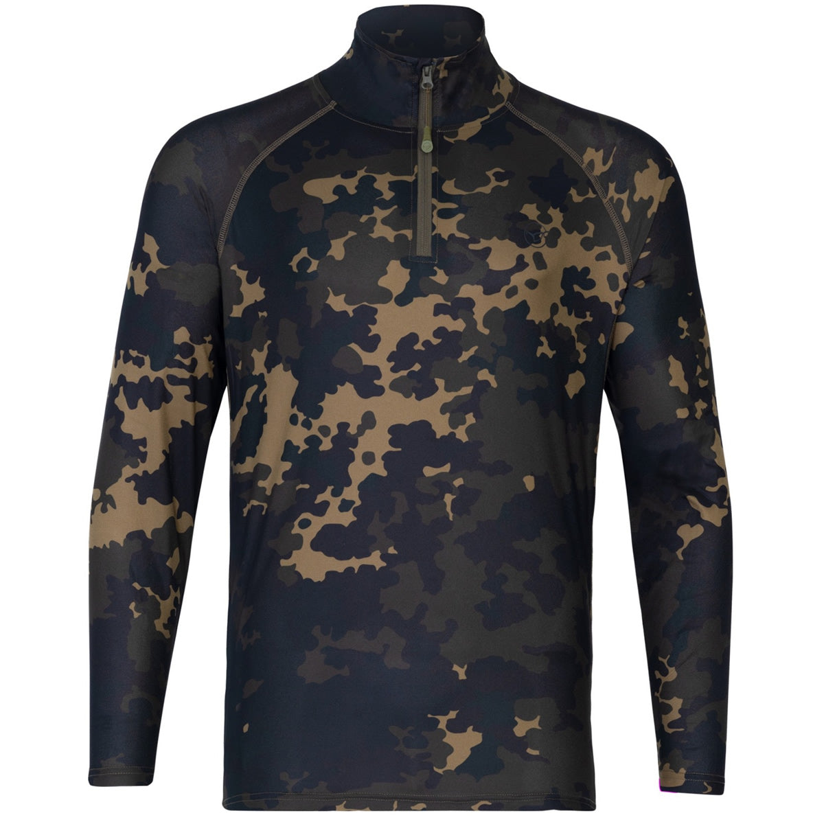 Bluza UV KORDA Kool UPF Zip Jersey, Dark Kamo