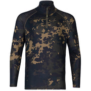 Bluza UV KORDA Kool UPF Zip Jersey, Dark Kamo
