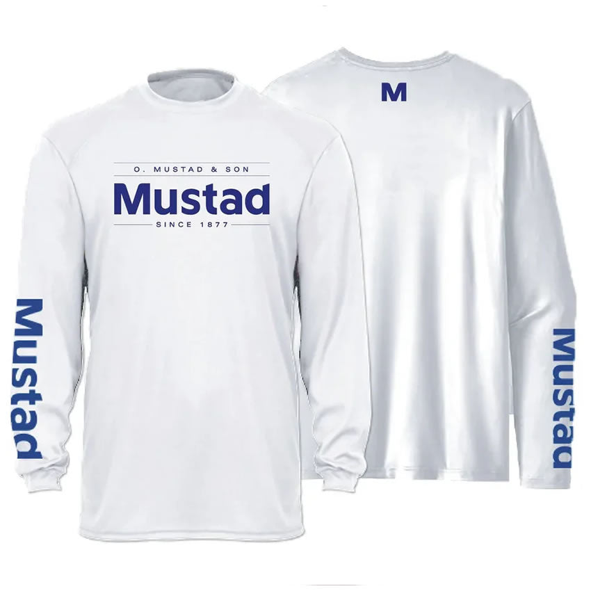 Bluza UV MUSTAD White Technical Longsleeve Shirt, Light Grey
