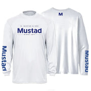 Bluza UV MUSTAD White Technical Longsleeve Shirt, Light Grey