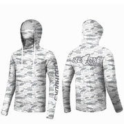 Bluza UV RELAX Blue Wave UPF 50+, Camo Fish