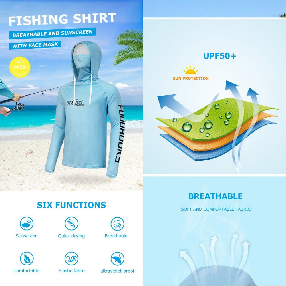 Bluza UV RELAX LURES UPF 50+, Hunting Camo