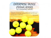 Boilies Artificial Flotant Enterprise Tackle Eternal Boilies Yellow Fluoro 12mm 8buc/plic