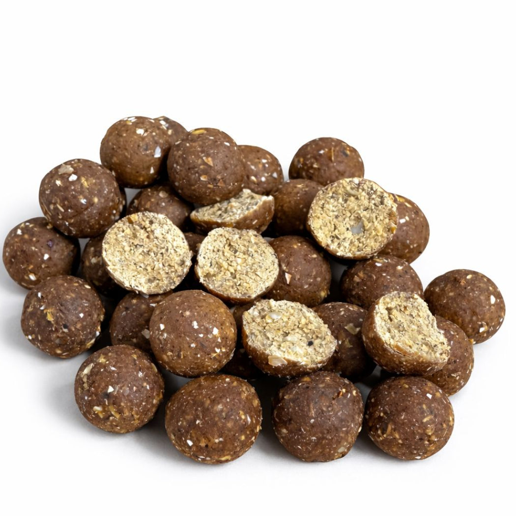 Boilies BUCOVINA Semisolubile, Porumb &amp; Tigernuts, 18mm, 3kg