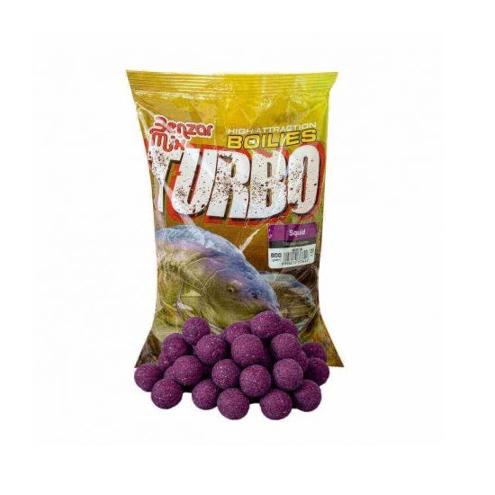 Boilies Benzar Mix Turbo Boilies Squid 800g
