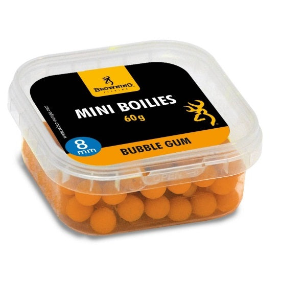 Boilies Browning Mini Boilie pre-drilled orange Bubble Gum