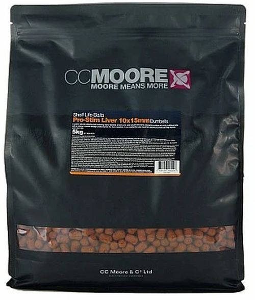 Boilies CC MOORE Pro-Stim Dumbells, Pro Stim Liver, 15-18mm, 1kg