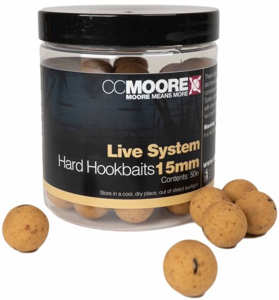 Boilies CC Moore Live System Hard Hookbaits