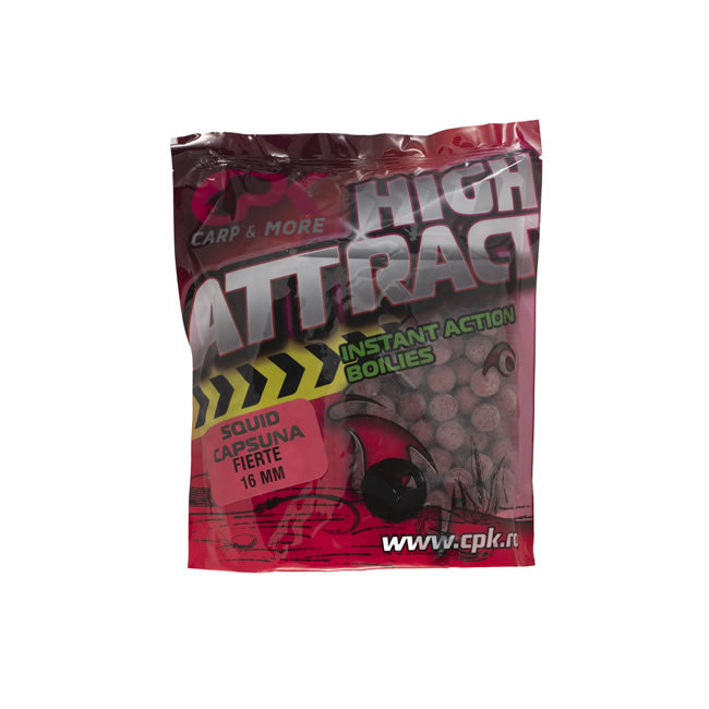 Boilies CPK High Attract Squid si Capsuna Tari 16mm 800g