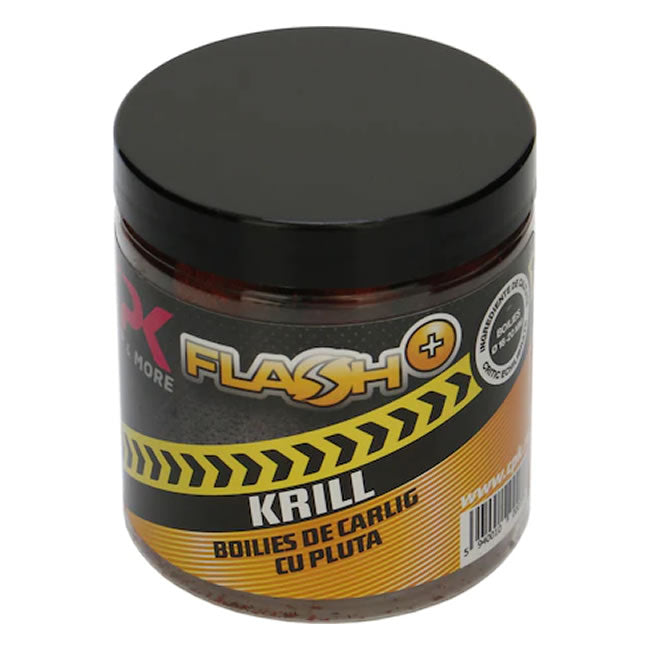 Boilies Carlig Critic Echilibrat CPK Flash Plus Krill, 125g, 16mm+20mm