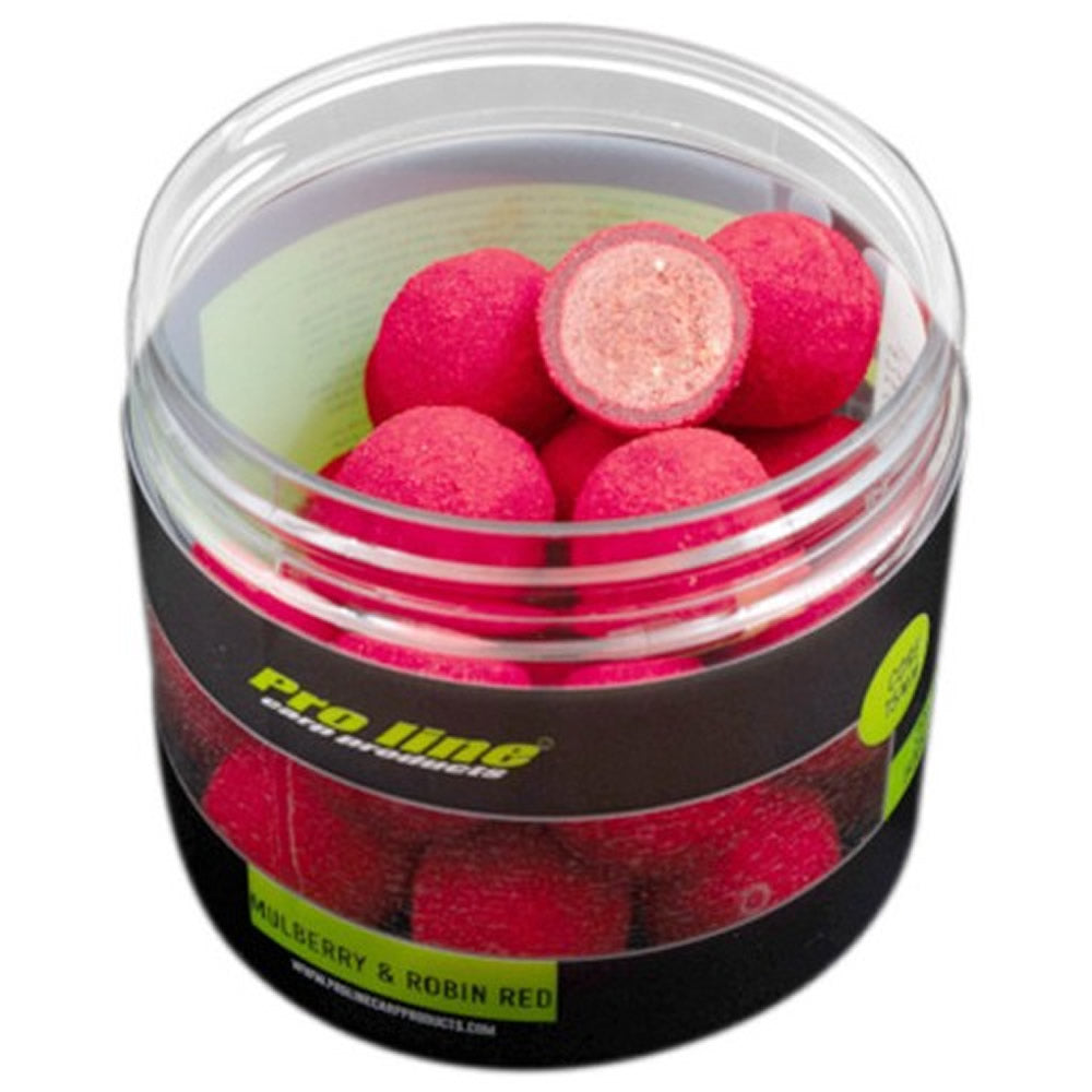 Boilies Carlig Imbracat PRO LINE, Mulberry &amp; RR Core, 15mm, 200ml