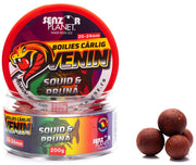 Boilies Carlig SENZOR Venin, Squid Pruna, 20-24mm, 200g