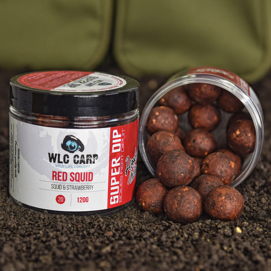 Boilies Carlig SuperDip Red Squid ( Squid &amp; Capsuna) 120g
