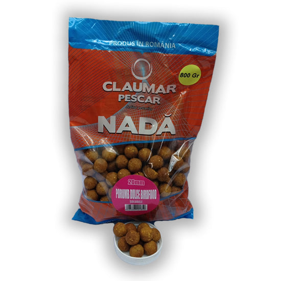 Boilies Claumar Birdfood Solubile Porumb Dulce 20mm 800Gr