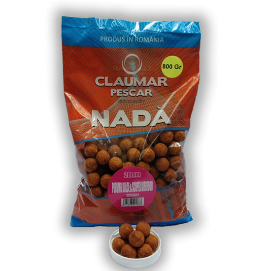 Boilies Claumar Birdfood Solubile Porumb Dulce Scopex 20mm 800Gr