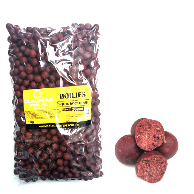 Boilies Claumar Birdfood Tare Squid And Pruna 5kg PUNGA
