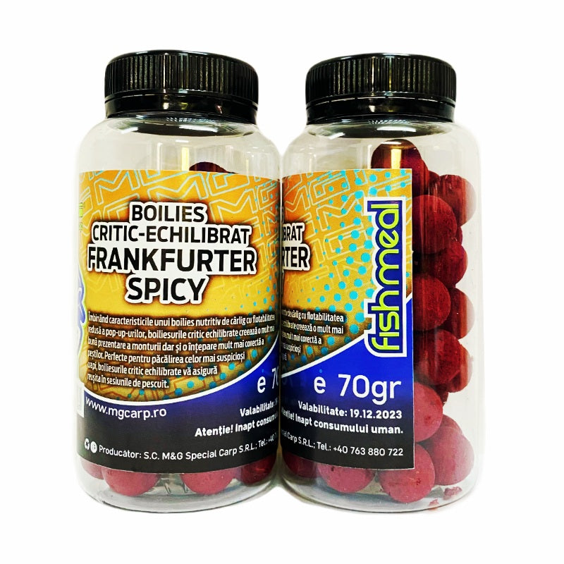 Boilies Critic Echilibrat MG Frankfurter Spicy 70gr