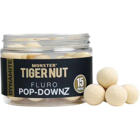 Boilies DYNAMITE Monster Tigernut Pop-DownZ, 15mm, 80g