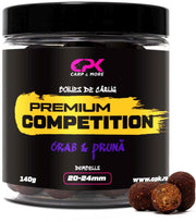 Boilies De Carlig CPK Premium Competition Dumbells, Crab-Pruna, 20-24mm, 140g