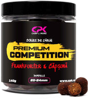 Boilies De Carlig CPK Premium Competition Dumbells, Frankfurter-Capsuna, 20-24mm, 140g