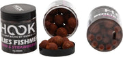 Boilies De Carlig HOOKBAITS Hard Fishmeal, Squid Strawberry, 16-20mm, 250ml