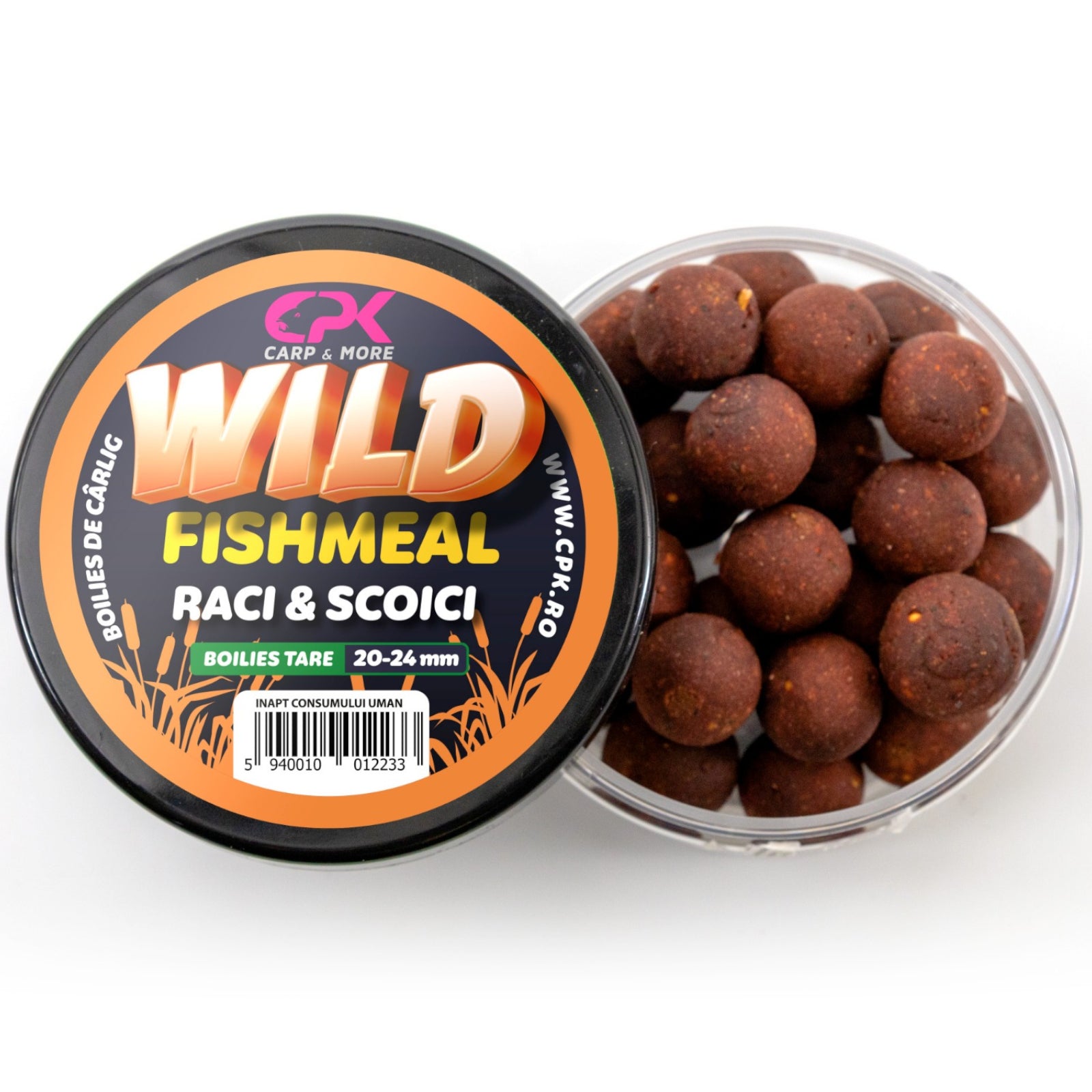 Boilies De Carlig Tare CPK Wild Carp Raci &amp; Scoici, 20-24mm, 170g