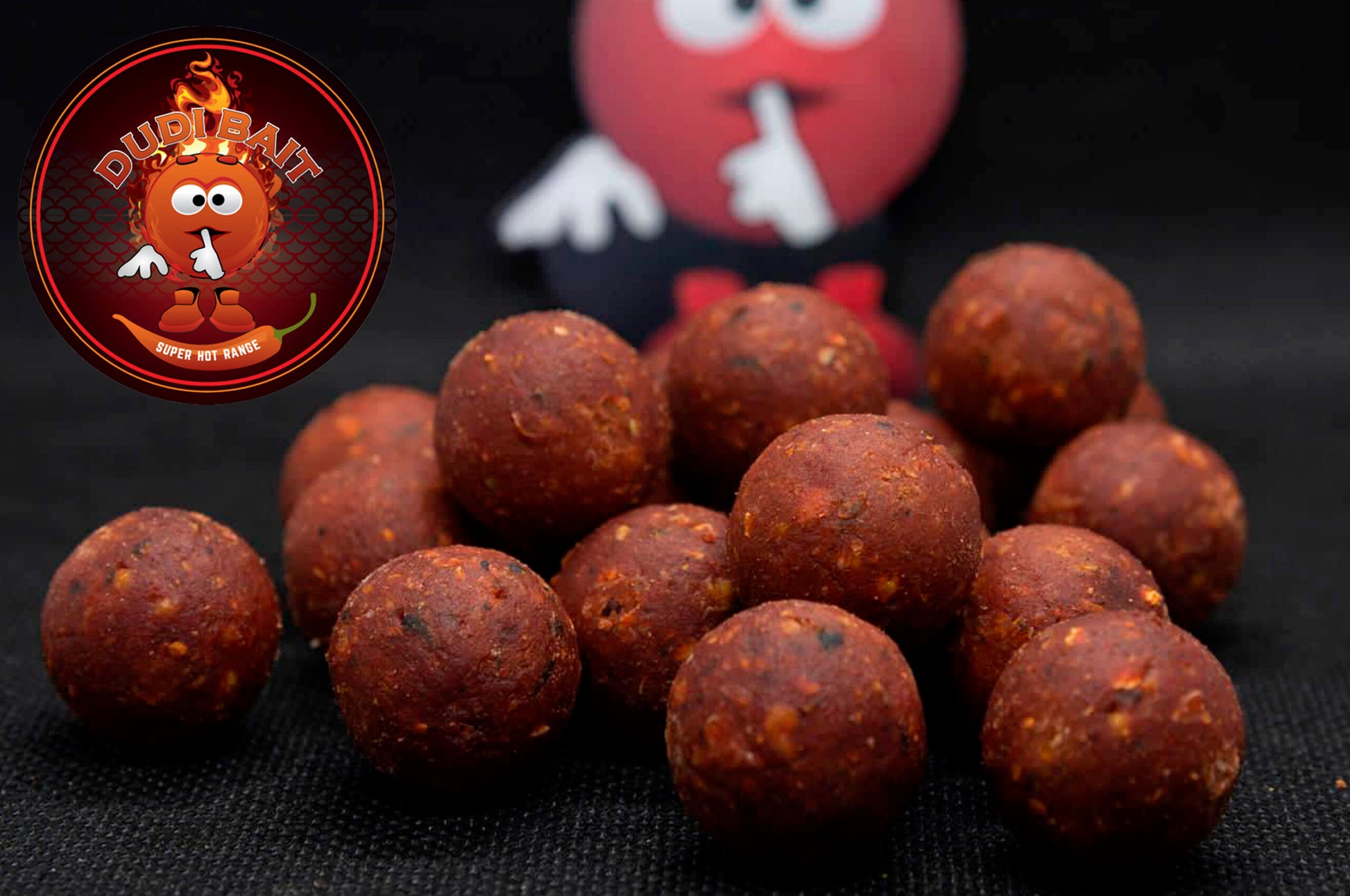 Boilies Dudi  Mister Red Super Hot Solubile 20MM  1kg