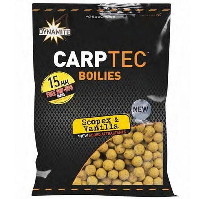 Boilies Dynamite Baits CarpTec Scopex &amp; Vanilla 1 8kg