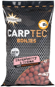 Boilies Dynamite Baits CarpTec Strawberry &amp; Creme, 15mm, 1.8kg